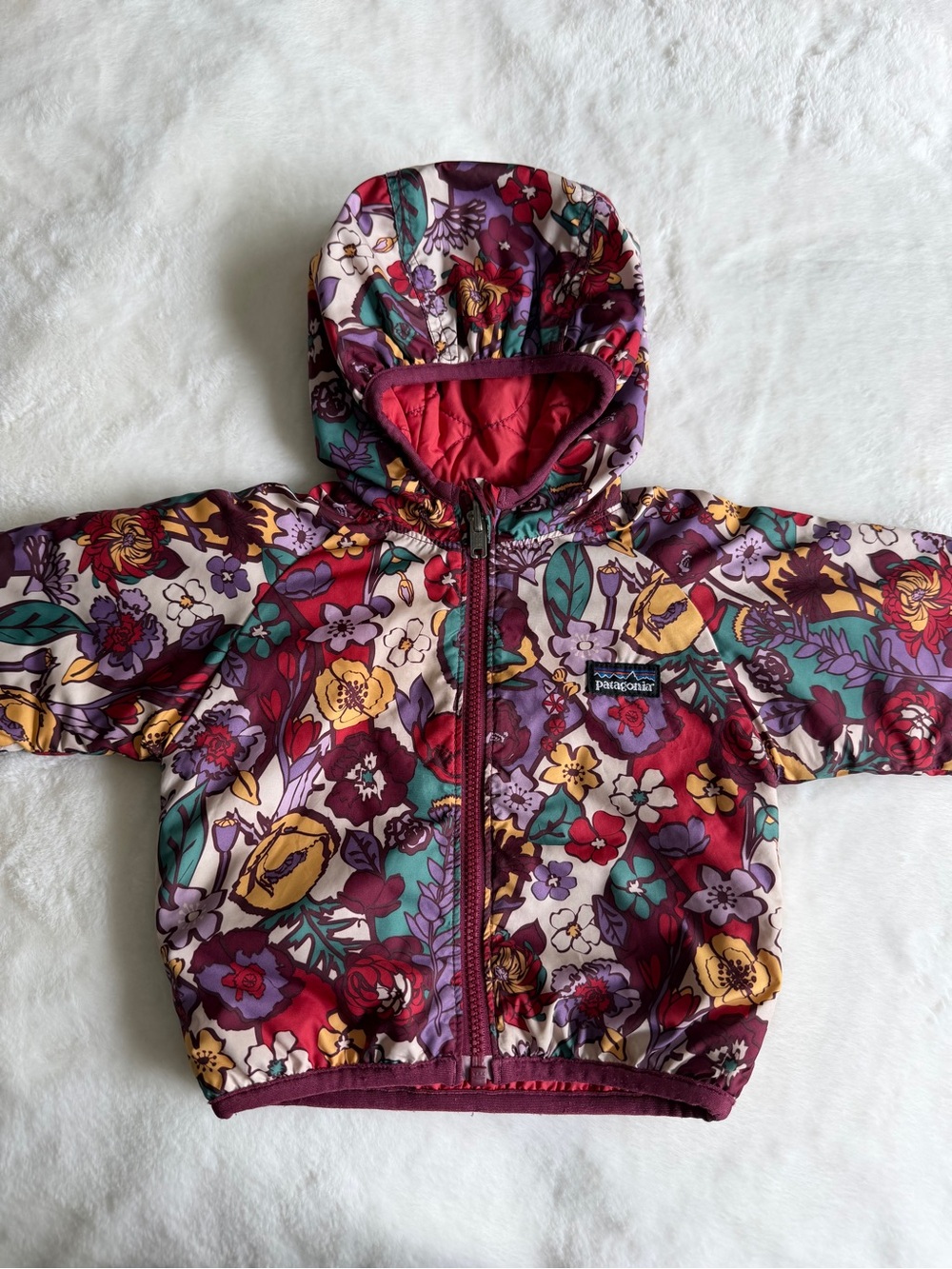 Patagonia Reversible Jacket Floral 6-12 Months